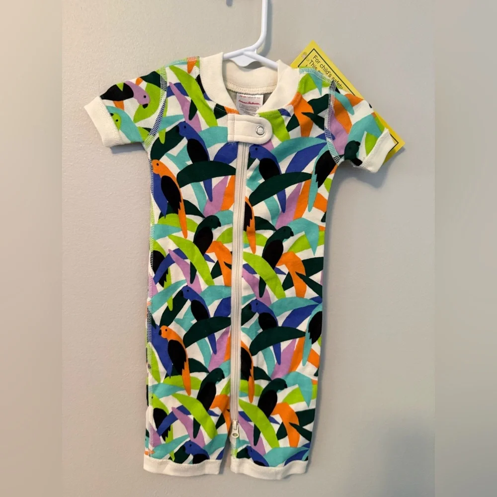 Hanna Andersson Colorful Bird Pajamas